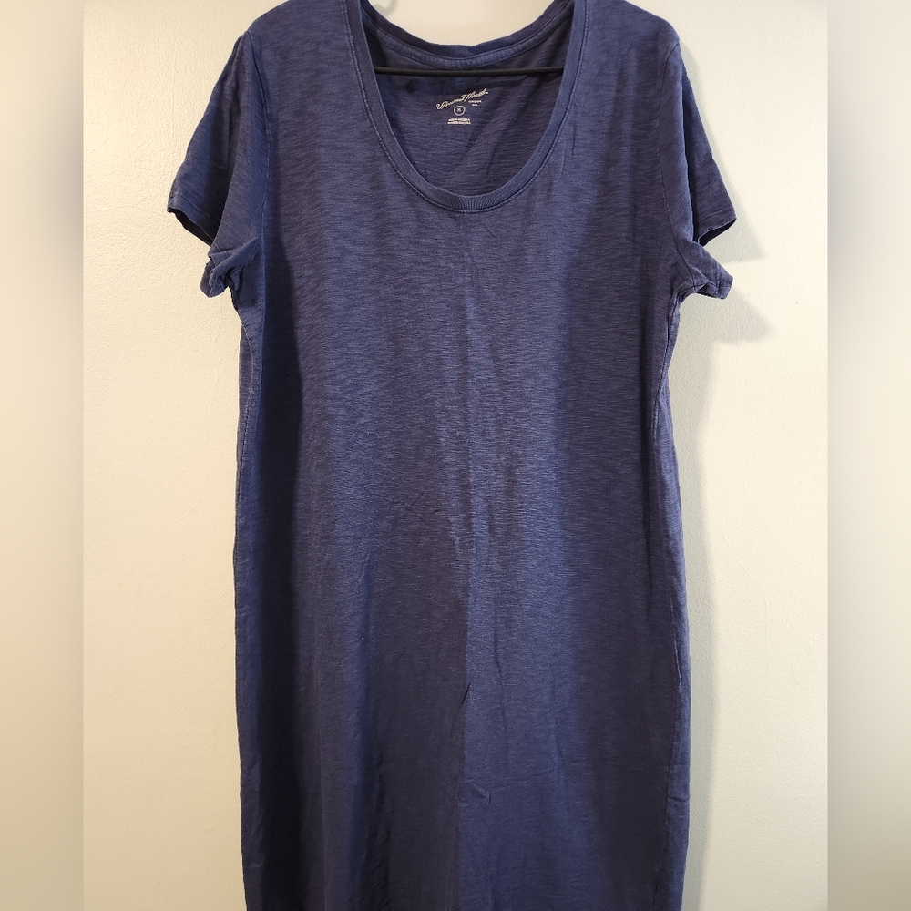 🦋 Women's Blue Moo-Moo Bed Shirt - Picture 1 of 4